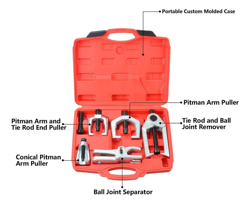 Separador De Rótula De 5 Piezas, Extractor De Brazo