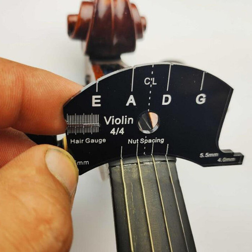4/4 Violín Violonchelo Puente Diapasón Molde Raspador
