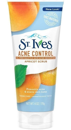 St. Ives Acne Control Apricot Scrub Exfoliante Facial Face