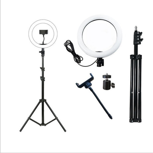 Imagen 1 de 5 de Kit De Aro De Luz Led Mas Tripode Tik Tok