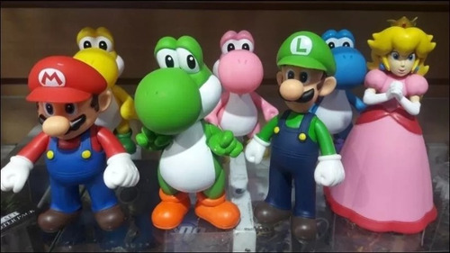 Muñecos Super Mario Luigi/donkey/princesa/joshi/bowser