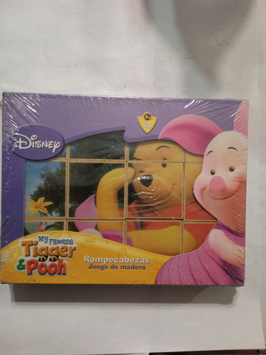 Juguete Didactico Rompecabezas De Madera Winnie The Pooh