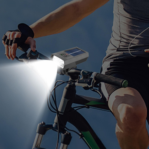 Luz De Cabeza Solar Para Bicicleta Luces Solares Para Montar