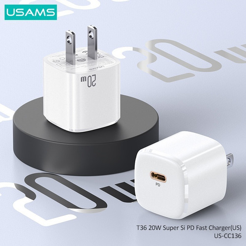 Imagen 4 de 6 de Mini Cargador De Carga Rapida 20w Tipo C Para iPhone 12/13