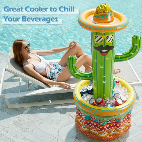 Hielera Inflable Para Fiesta En La Piscina