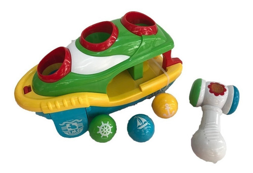 Imagen 3 de 4 de Barco Didactico Con Encastre Disney Baby (4962)