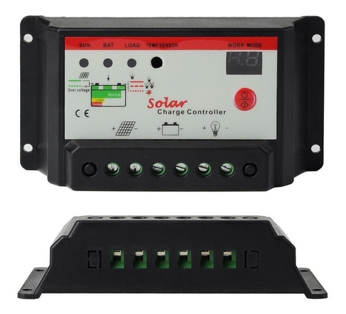 Regulador De Voltaje De 10 Amp Para Panel Solar