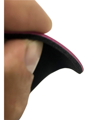 Imagen 4 de 6 de Colchoneta Mat Yoga Pilates Fina Ejercicio Equilibrio Caucho Color Rosa