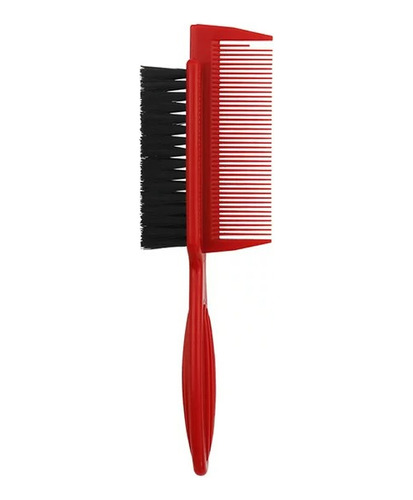 Cepillo Fade Con Peine Incluido Rojo Barbería