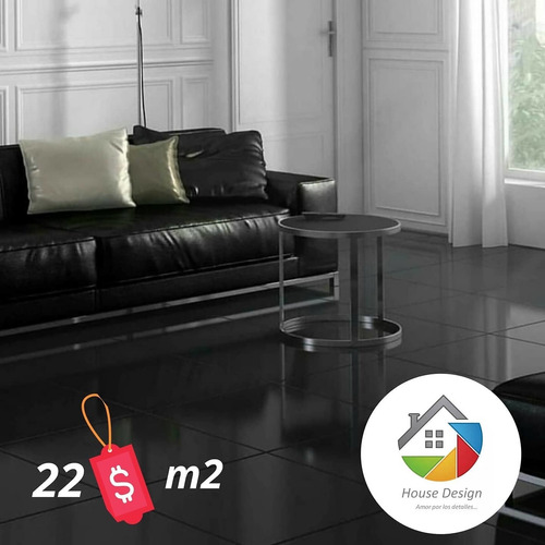 Porcelanato Negro 60 X 60 Castel