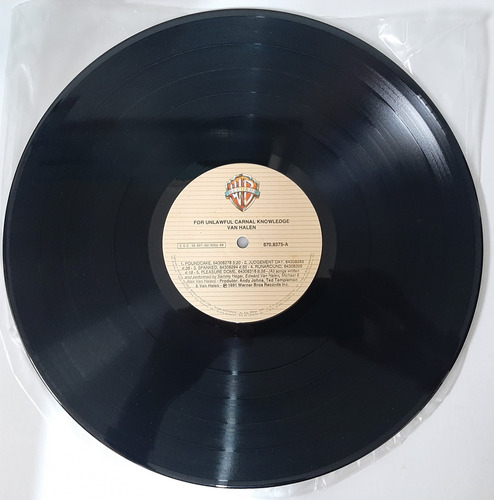 Lp Van Halen For Unlawful Carnal Knowledge - Impecável (Usado)