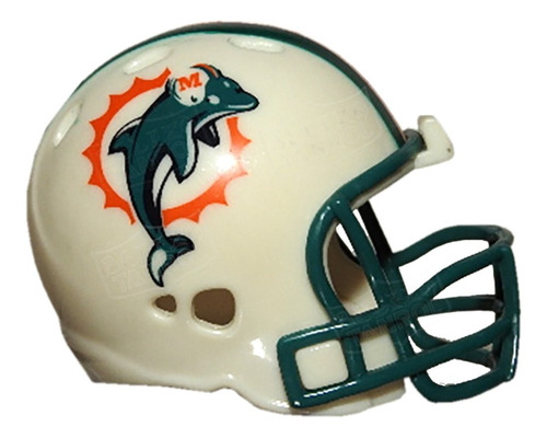 Micro Casco Pocket Retro Miami Dolphins Nfl