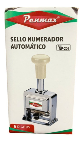 Numerador 6 Dígitos Penmax Ref:np206