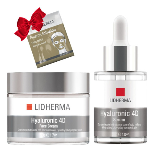 Combo Antiarrugas Hombre Hyaluronic Lidherma: Crema + Serum