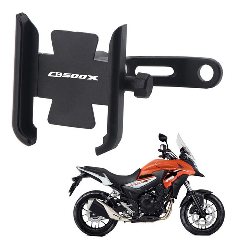 Suporte Para Celular Aluminio Anti-queda Honda Cb 500 X