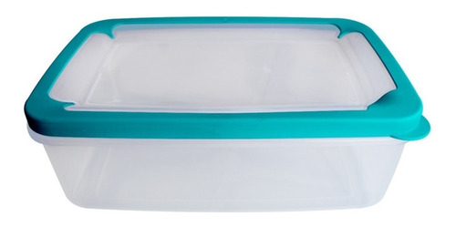 Set De 5 Recipientes Herméticos De 3 Lt Práctico Sellador