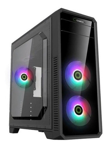 Case Gaming Gamemax G561-frgb Black 3 Fans Rgb Ranura Dvd