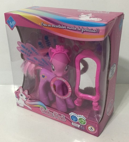 Pony Muñeco Mi Dulce Poni Con Luz Y Sonido Duende Azul Full