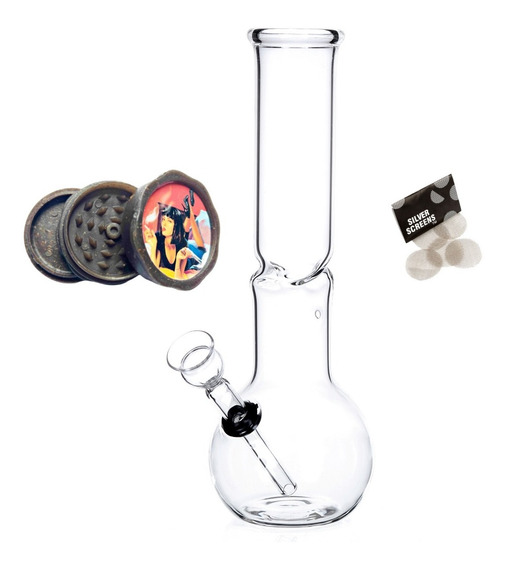 Sparkys 35cm Glass Waterpipe Bong with Tree 4 Arms Perculator & Ice Pinch 