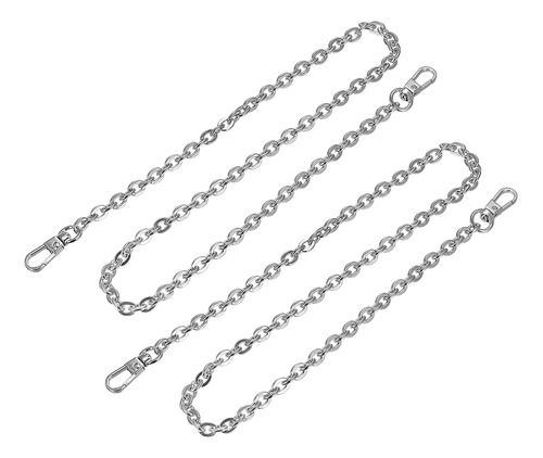 Uxcell Purse Chain Strap, 2pcs 31 X0.24  Flat Chain Strap Ha