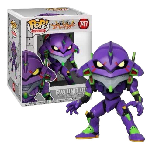 Funko Pop Evangelion Eva Unit 01 #747 Súper Sized Pop 6 Inch