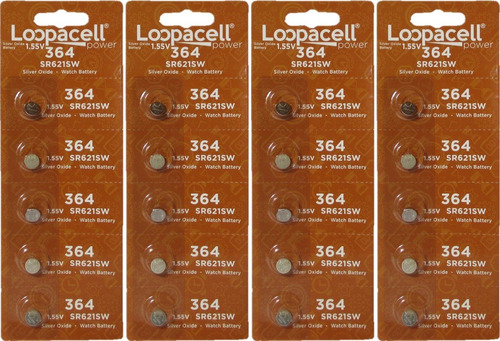 Loopacell Reloj Batera Pila De Botn Sr621sw Sr-621sw 364(pac