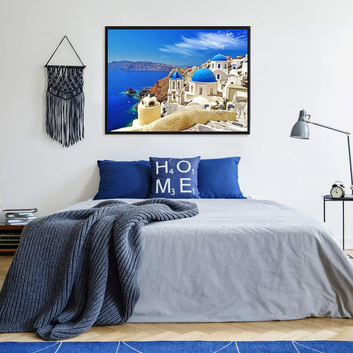 Rompecabezas de 1000 Piezas 70x50cm Mar egeo Santorini Aegean Sea
