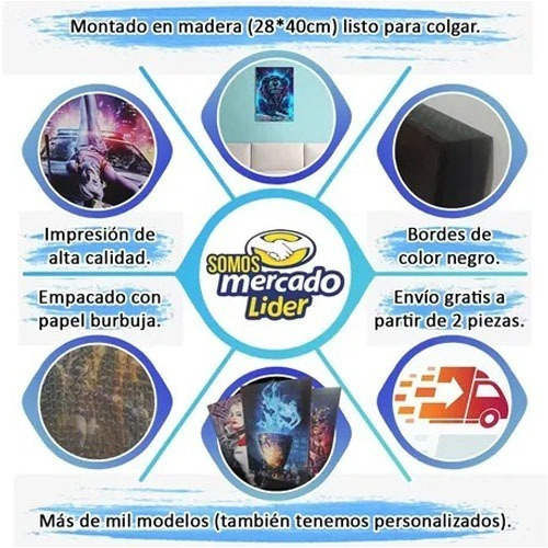 Cuadro Decorativo Anime Kakashi Sasuke Naruto Sakura C1465