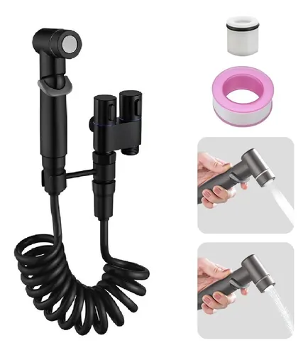 Valvula Control Doble Salida Roceador Kit Bide De Mano