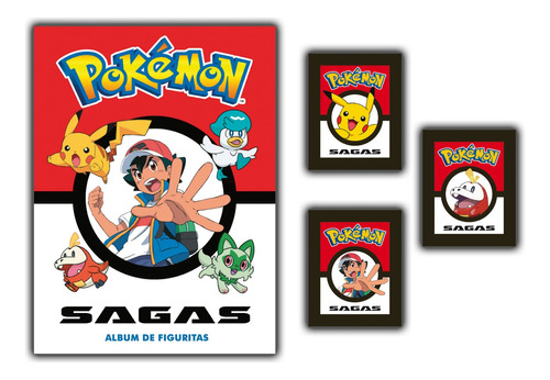 Album Pokemon Sagas: Pack Album + 60 Sobres - Original