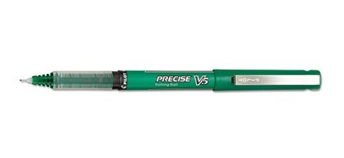 Bolígrafos - Pilot Precise V5 Roller Ball Stick Pen, Green I