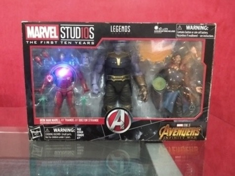 Tri Pack Infinity War  Thanos - Ironman - Dr Strange Marvel 