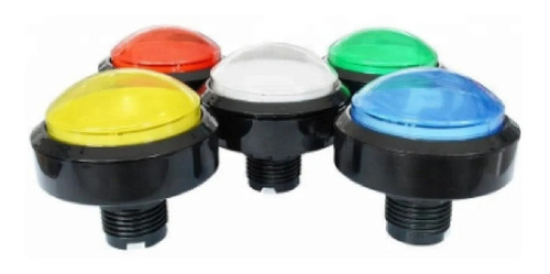 Push Button Gigante 10cm Arcade Micro Switch Y Led Integrado