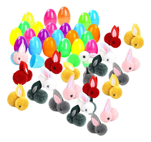 - Huevos De Pascua Con Conejitos De 26 Huevos De Conejo