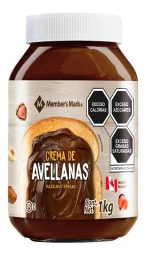Crema De Avellana Bote 1 Kg Member´s Mark 1kg