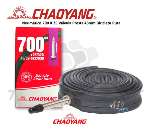 Imagen 2 de 4 de Neumático Chaoyang 700 X 25 Válvula 48mm Bicicleta Ruta