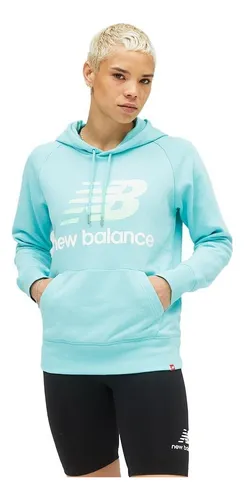 Hoodie New Balance Essentials Para Mujer-azul