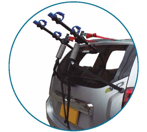 Imagen 1 de 5 de Porta Bicicletas X 2 Carrier Soporte Carro Ciclas Transporte