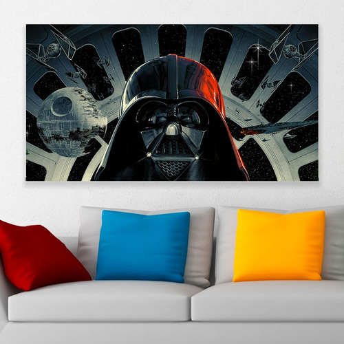 Cuadro Decorativo Star Wars Darth Vader Modelo 2 Art 80x50cm