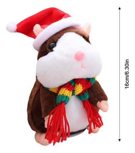 Talking Hamster Plushs Plushs Toy Funny Plushs Toy Repeats M