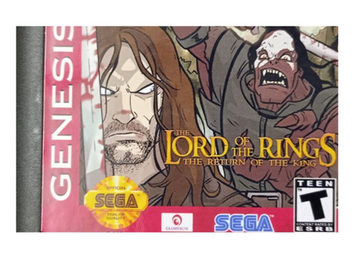 Lord Of The Rings Para Sega Genesis Megadrive. Repro