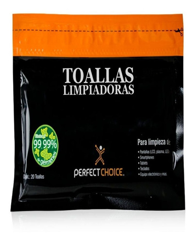 Toallas Limpiadoras Perfect Choice P/notebook/lcd