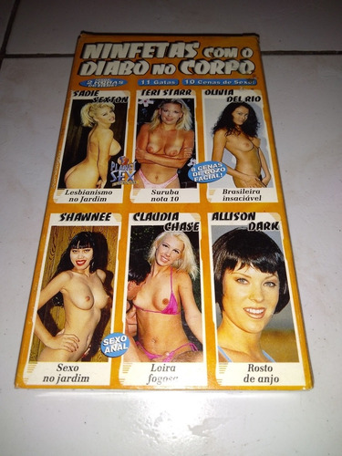 Fita Vhs Ninfetas Com O Diabo No Corpo (Usado)