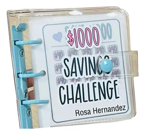 Carpeta De Ahorros L 1000 Savings Challenge, Bolsa Económica