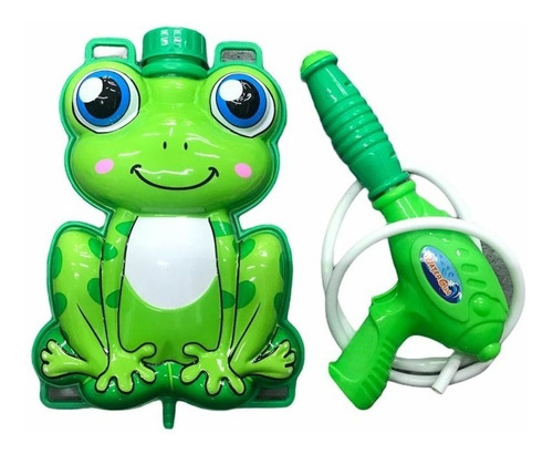 Mochila Pistola De Agua Pileta Rana Ranita Infantil