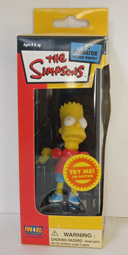 Mini Marioneta Bart 2003 Simpsons Fun4all Puppet