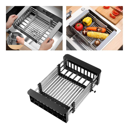 L Escurridor De Platos Extensible Sobre El Fregadero
