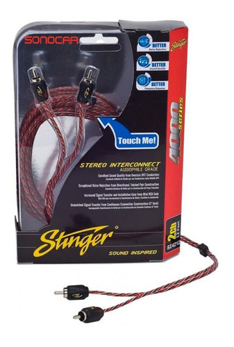 Cable Rca Stinger De 2ch De 5,20m - Si4217 Sonocar
