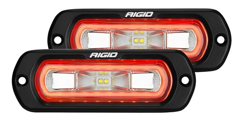 Faros Sr-l Series Fush Mount Halo Rojo / Par Rigid