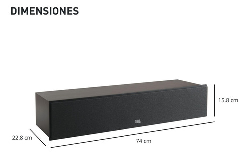 Altavoz Con Canal Central Jbl Stage 2 L245c Negro